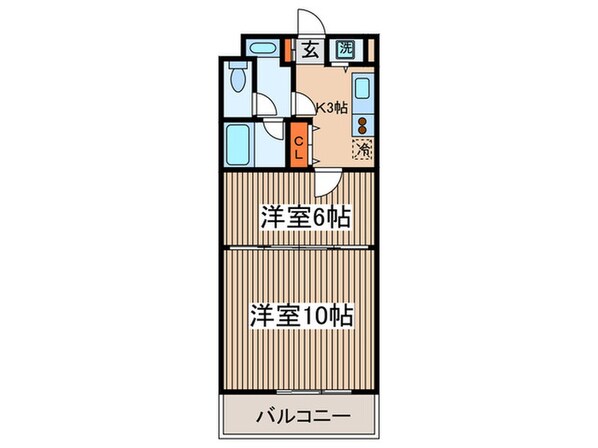 オクラファーム府中の物件間取画像